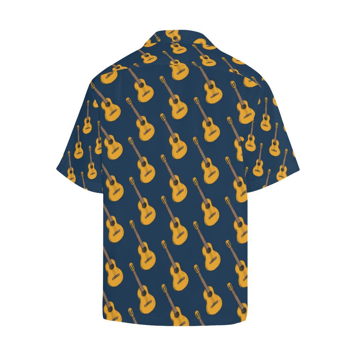 Acoustic Guitar Pattern Print Design 04 Hawaiian Shirt-JORJUNE.COM