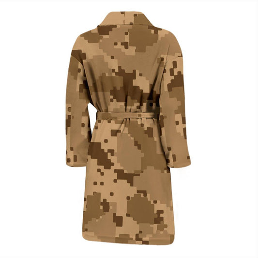 ACU Desert Digital Pattern Print Design 01 Men Bathrobe-JORJUNE.COM