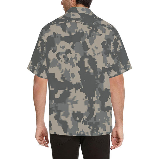 ACU Digital Camouflage Hawaiian Shirt-JORJUNE.COM
