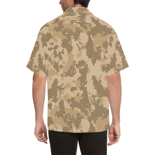 ACU Digital Desert Camouflage Hawaiian Shirt-JORJUNE.COM