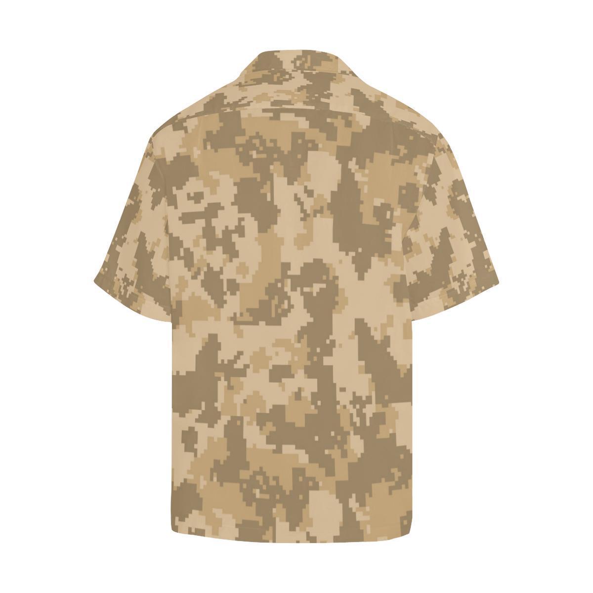 ACU Digital Desert Camouflage Hawaiian Shirt-JORJUNE.COM