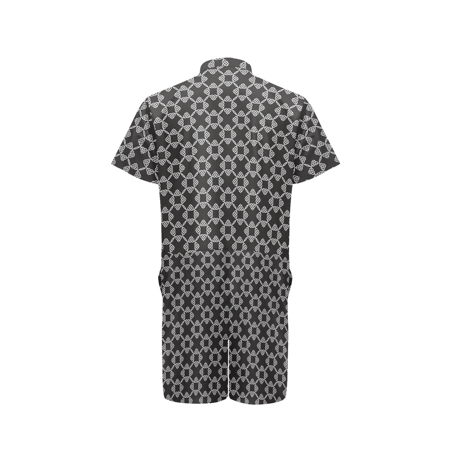 Celtic Pattern Print Design 06 Men's Romper