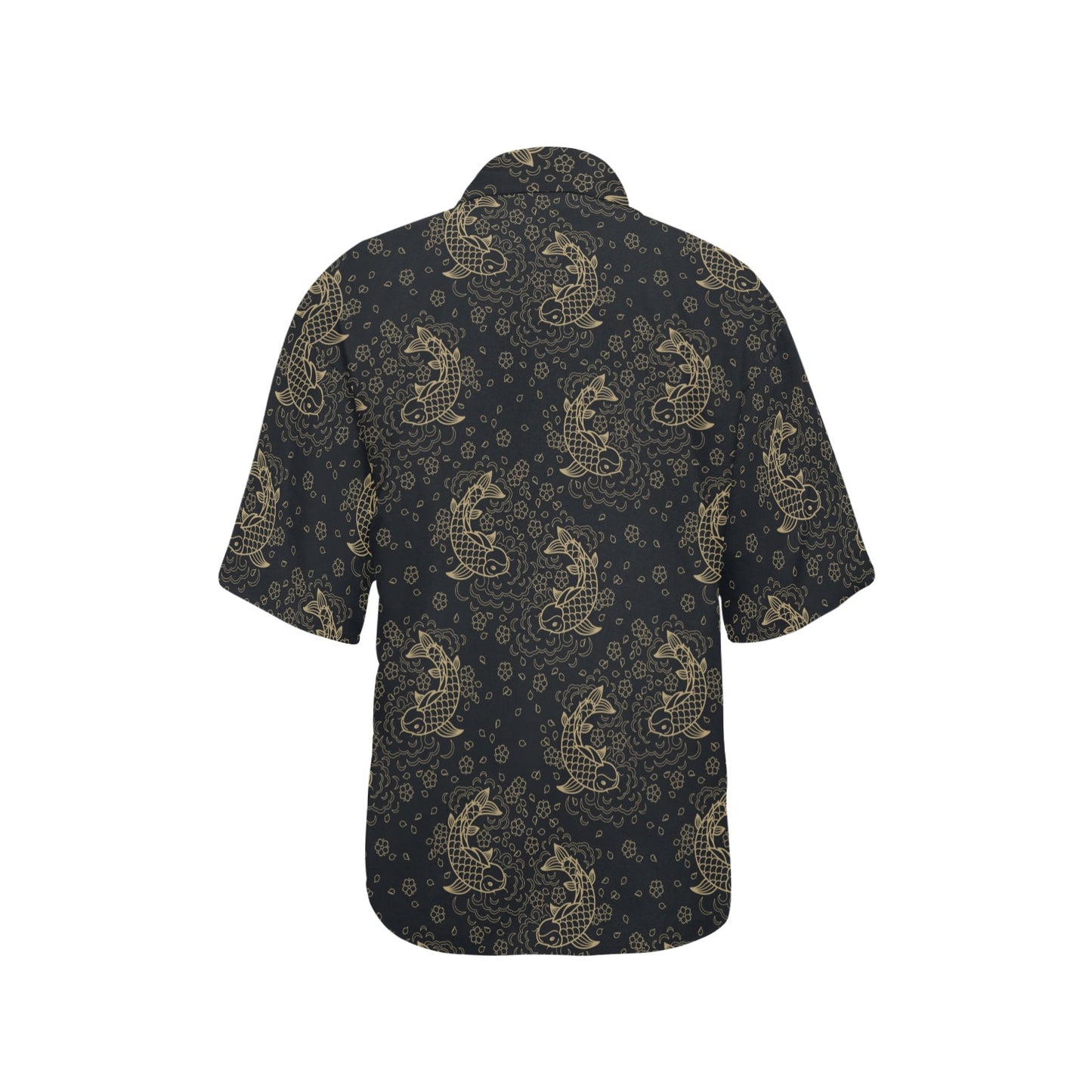 KOI Fish Pattern Print Design 02 Women's Hawaiian Shirt