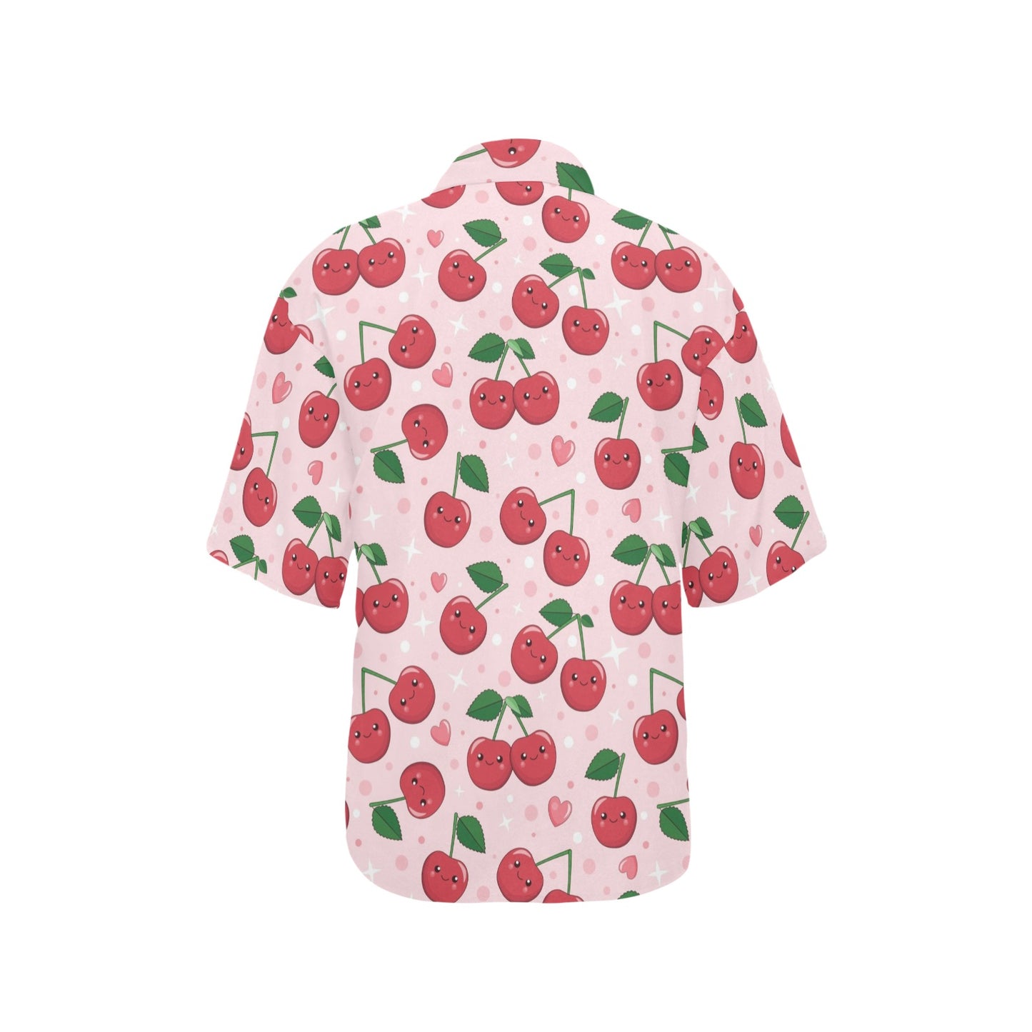 Cherry Pattern Print Design CH02 Women's Hawaiian Shirt