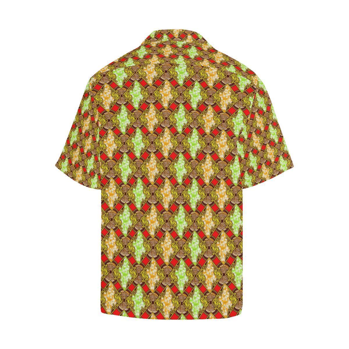African Classic Print Pattern Hawaiian Shirt-JORJUNE.COM