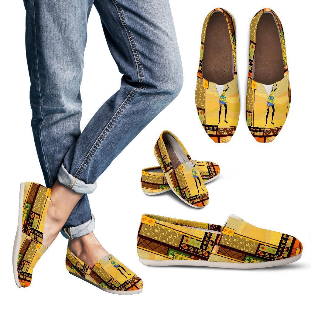 African Girl Design Women Casual Shoes-JorJune.com