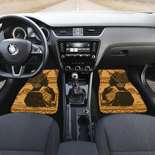 African Girl Safari Car Floor Mats