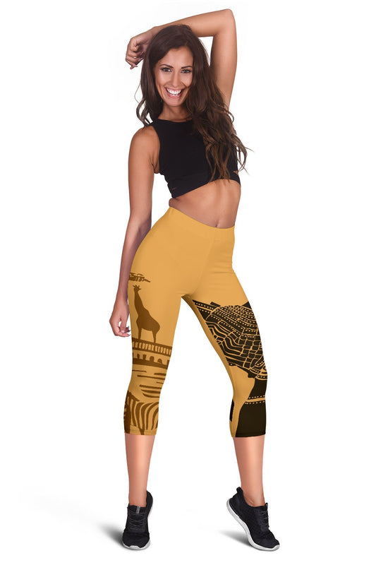 African Girl Safari Women Capris