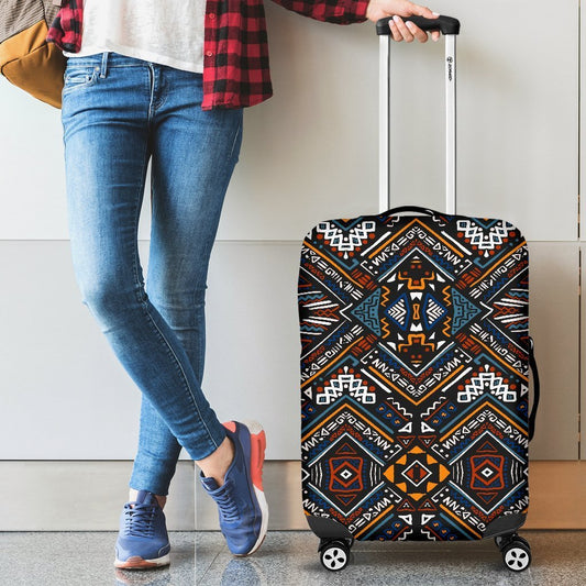 African Kente Print Luggage Cover Protector
