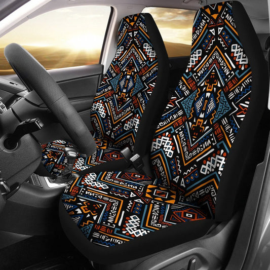 African Kente Print Universal Fit Car Seat Covers