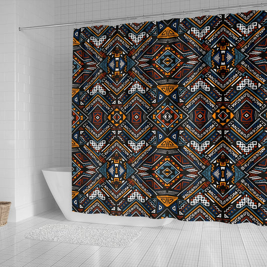 African Kente Print v2 Shower Curtain