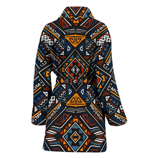African Kente Print v2 Women Bath Robe