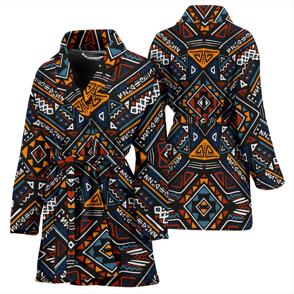 African Kente Print v2 Women Bath Robe