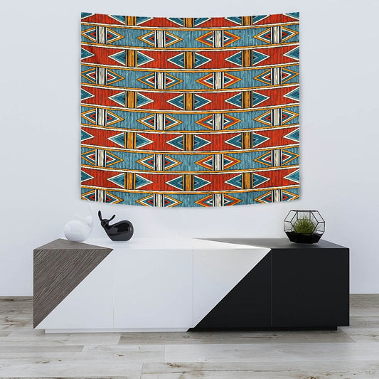 African Kente Print Wall Tapestry