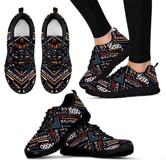 African Kente Print Women Sneakers