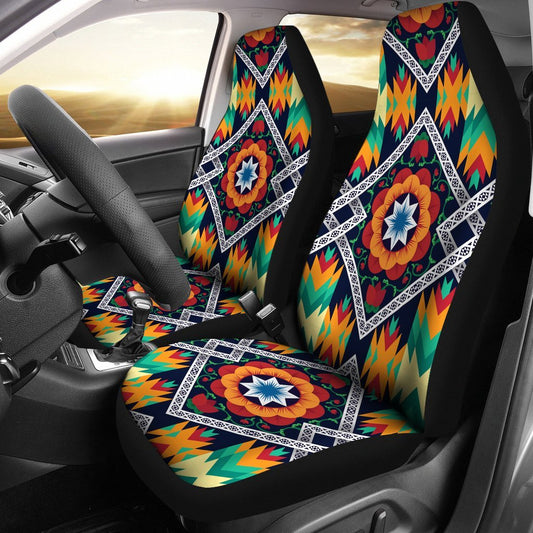African Kente Universal Fit Car Seat Covers