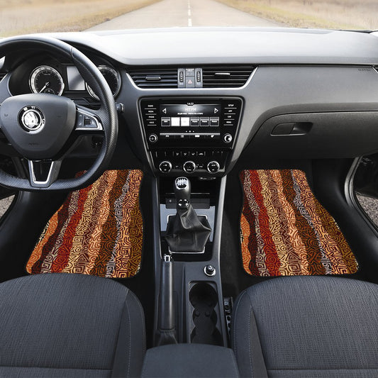 African Pattern Print Car Floor Mats