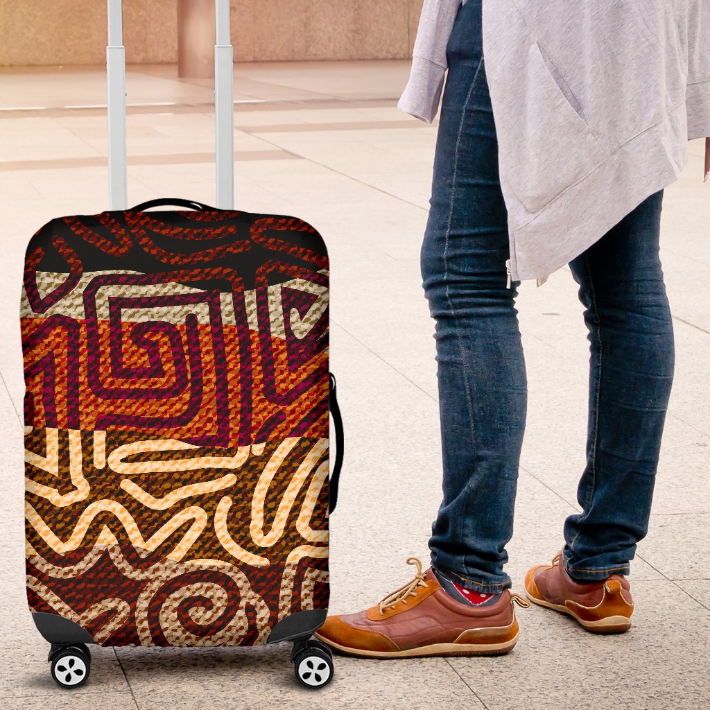 African Pattern Print Luggage Cover Protector