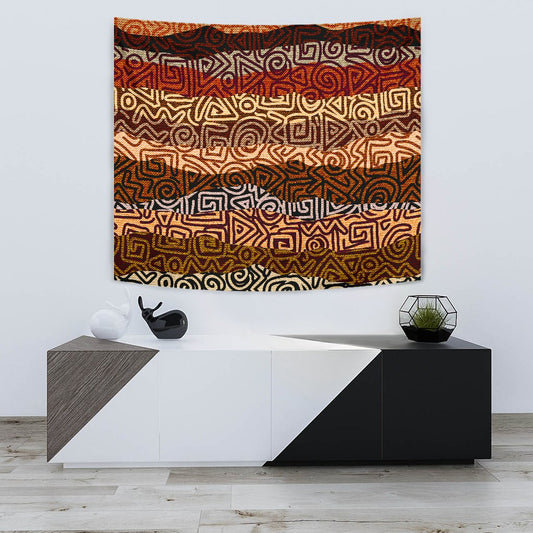 African Pattern Print Wall Tapestry