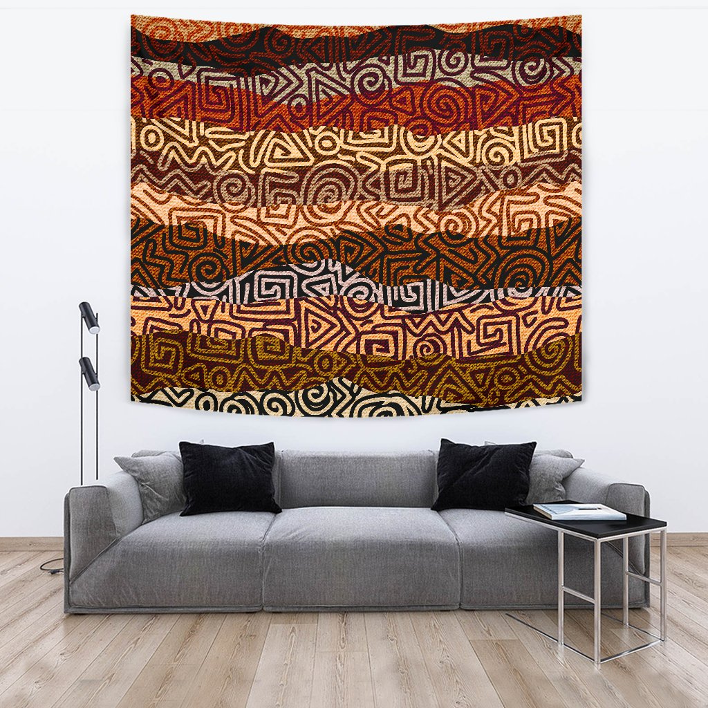 African Pattern Print Wall Tapestry