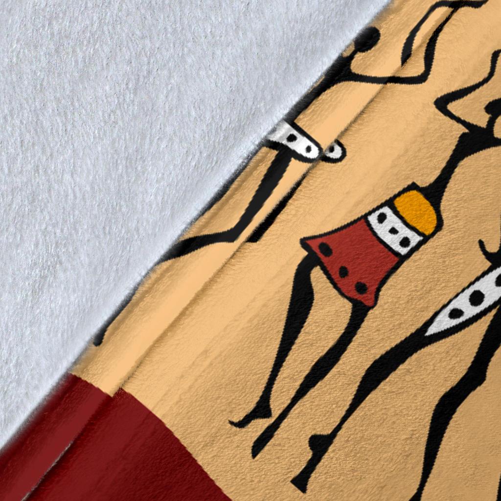 African People Fleece Blanket