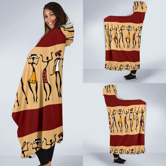 African People Hooded Blanket-JORJUNE.COM