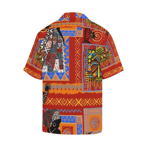 African Print Pattern Men Hawaiian Shirt