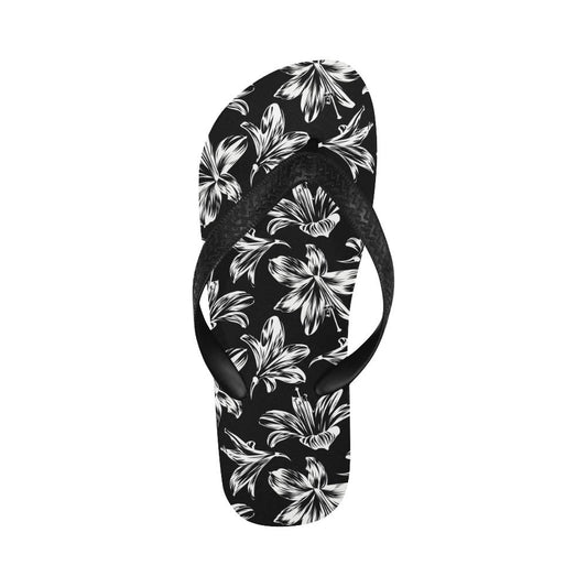 Amaryllis Pattern Print Design AL04 Flip Flops-JorJune