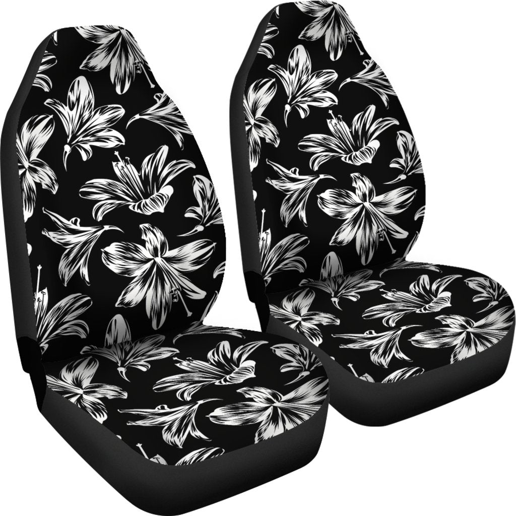 Amaryllis Pattern Print Design AL04 Universal Fit Car Seat Covers