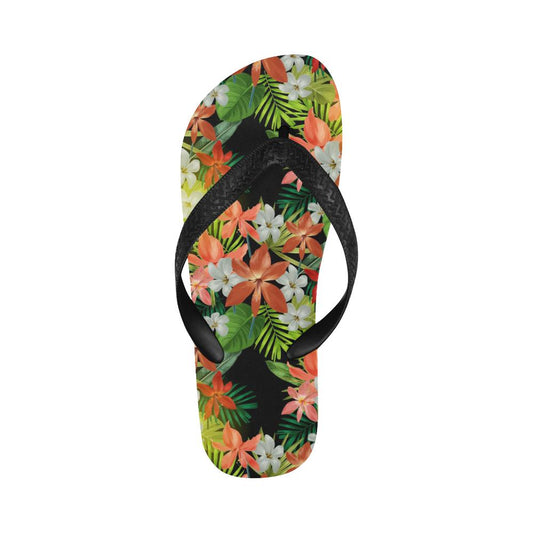 Amaryllis Pattern Print Design AL07 Flip Flops-JorJune