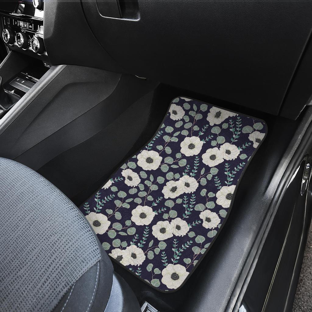 Anemone Pattern Print Design AM01 Car Floor Mats-JorJune