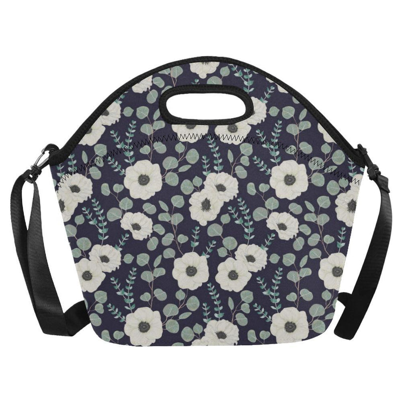 Anemone Pattern Print Design AM01 Neoprene Lunch Bag-JorJune