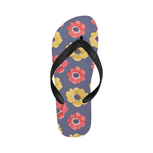 Anemone Pattern Print Design AM010 Flip Flops-JorJune