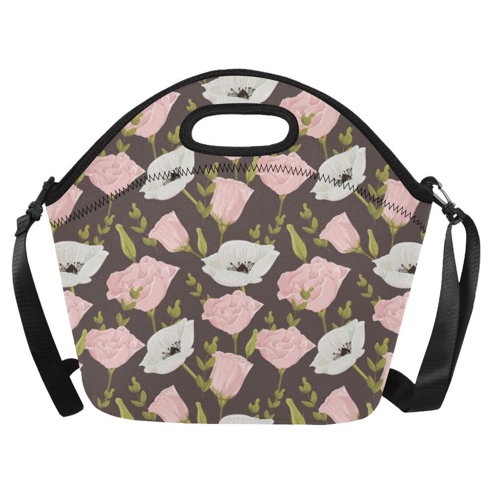 Anemone Pattern Print Design AM011 Neoprene Lunch Bag-JorJune