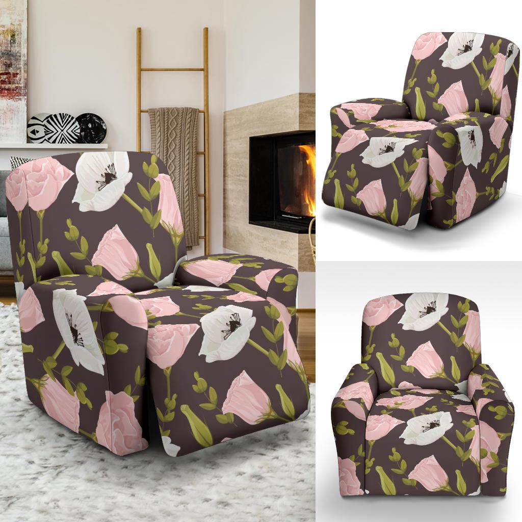 Anemone Pattern Print Design AM011 Recliner Slipcover-JORJUNE.COM