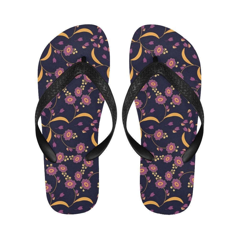 Anemone Pattern Print Design AM012 Flip Flops-JorJune