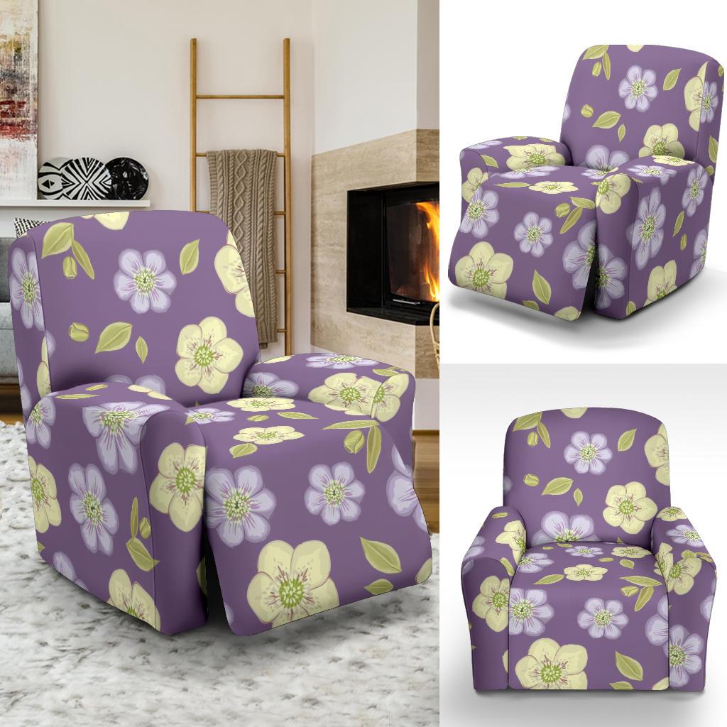 Anemone Pattern Print Design AM013 Recliner Slipcover-JORJUNE.COM