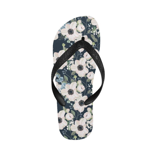 Anemone Pattern Print Design AM02 Flip Flops-JorJune