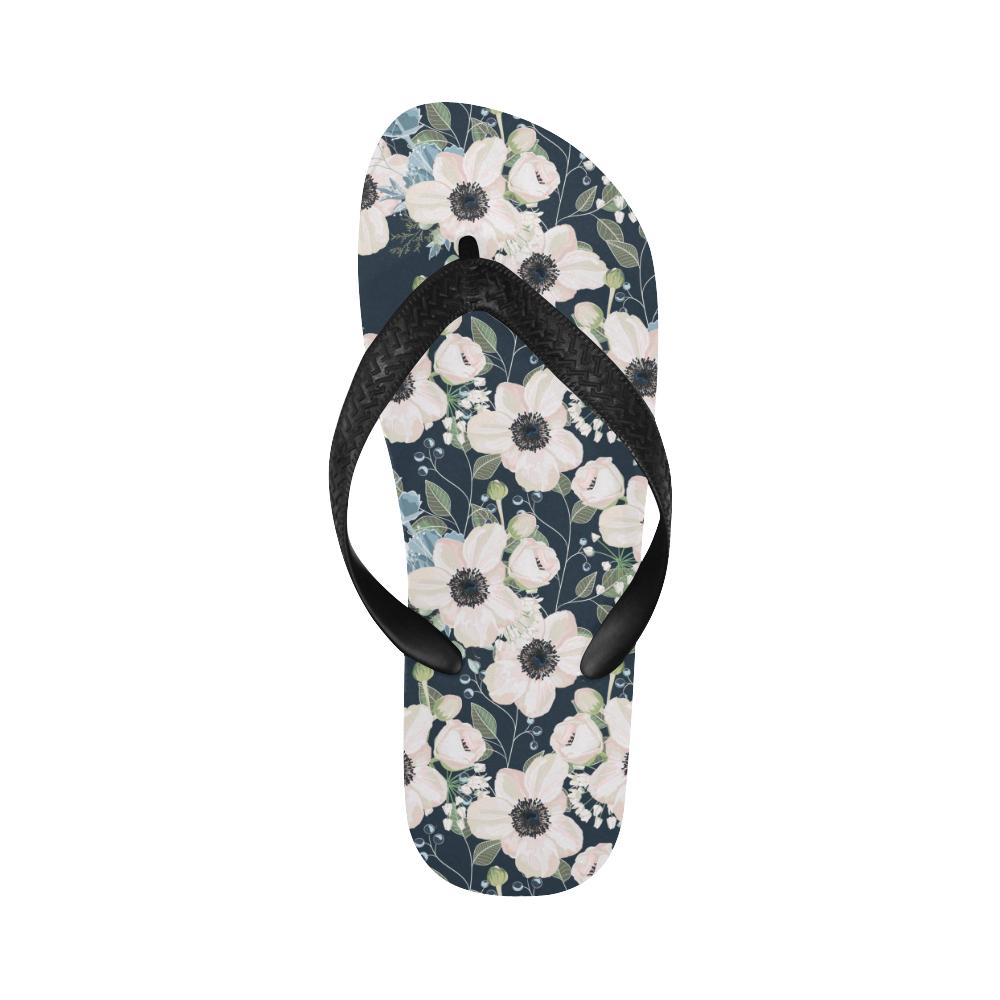 Anemone Pattern Print Design AM02 Flip Flops-JorJune