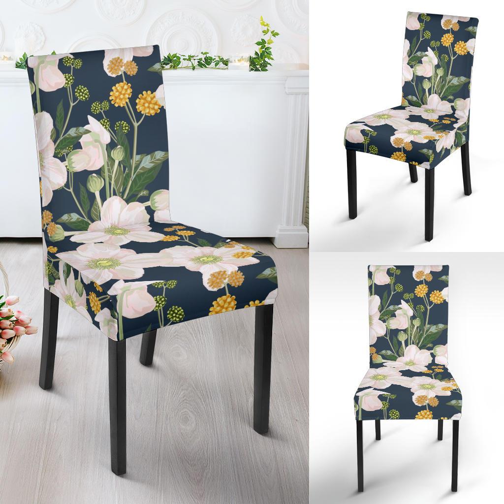 Anemone Pattern Print Design AM04 Dining Chair Slipcover-JORJUNE.COM