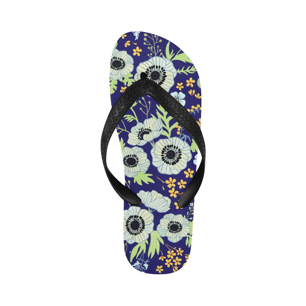 Anemone Pattern Print Design AM06 Flip Flops-JorJune