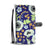 Anemone Pattern Print Design AM06 Wallet Phone Case