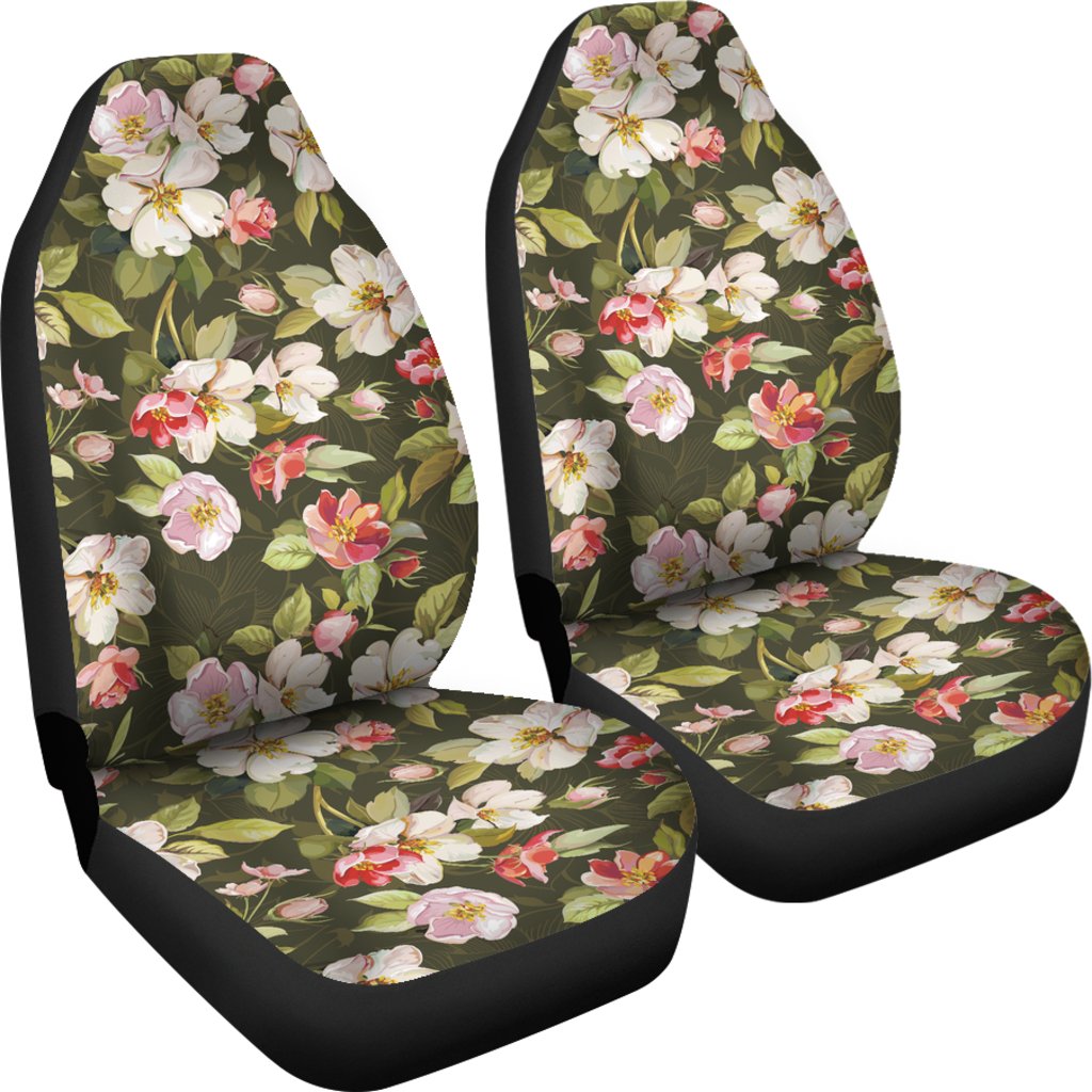 Apple Blossom Pattern Print Design AB01 Universal Fit Car Seat Covers