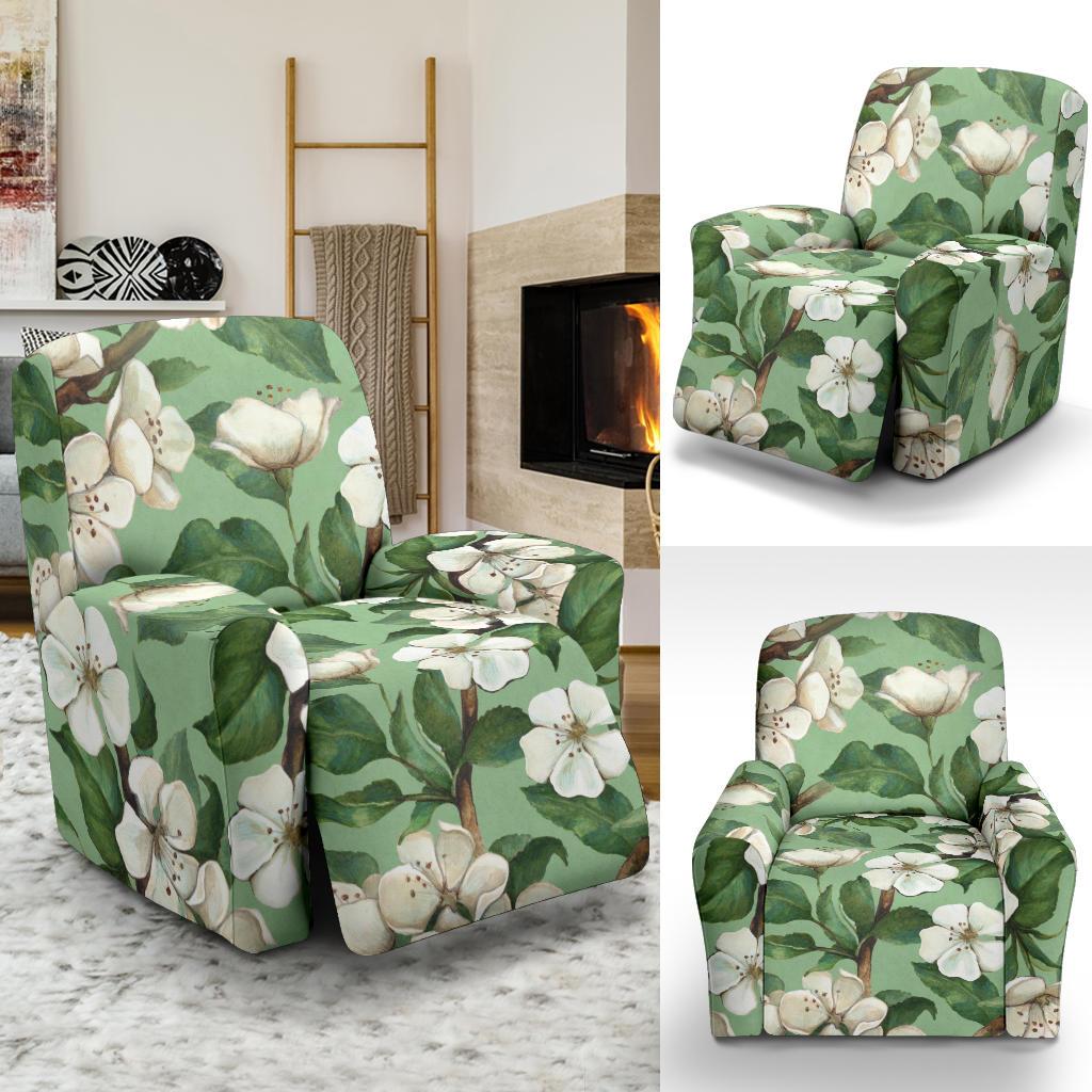 Apple blossom Pattern Print Design AB02 Recliner Slipcover-JORJUNE.COM