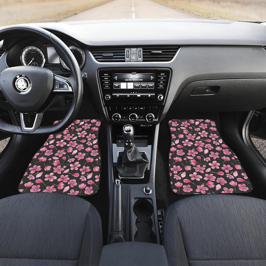 Apple Blossom Pattern Print Design AB03 Car Floor Mats-JorJune