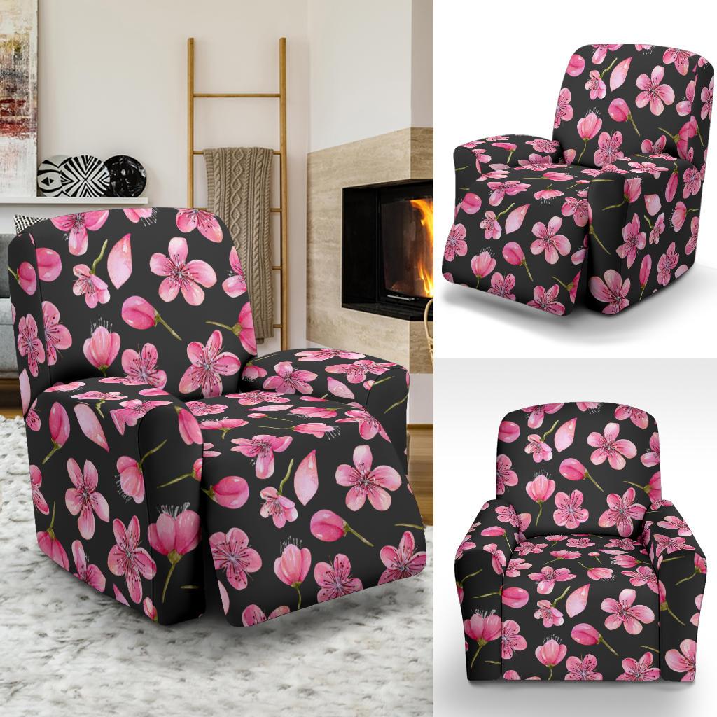 Apple blossom Pattern Print Design AB03 Recliner Slipcover-JORJUNE.COM