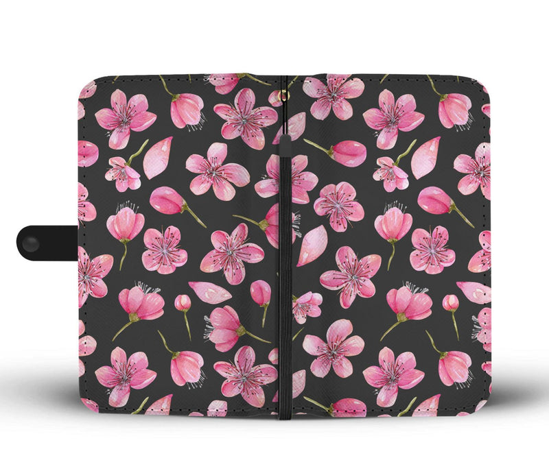 Apple Blossom Pattern Print Design AB03 Wallet Phone Case