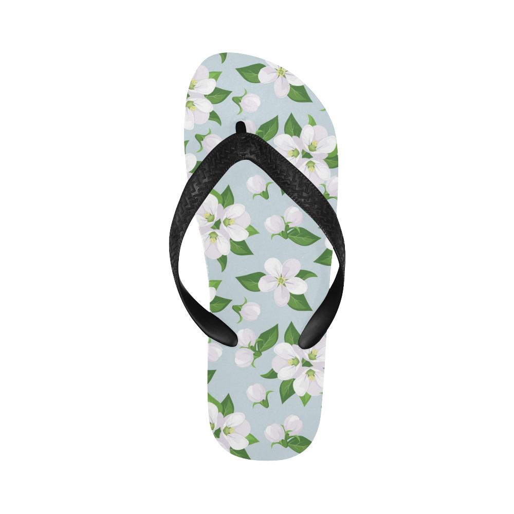 Apple blossom Pattern Print Design AB04 Flip Flops-JorJune