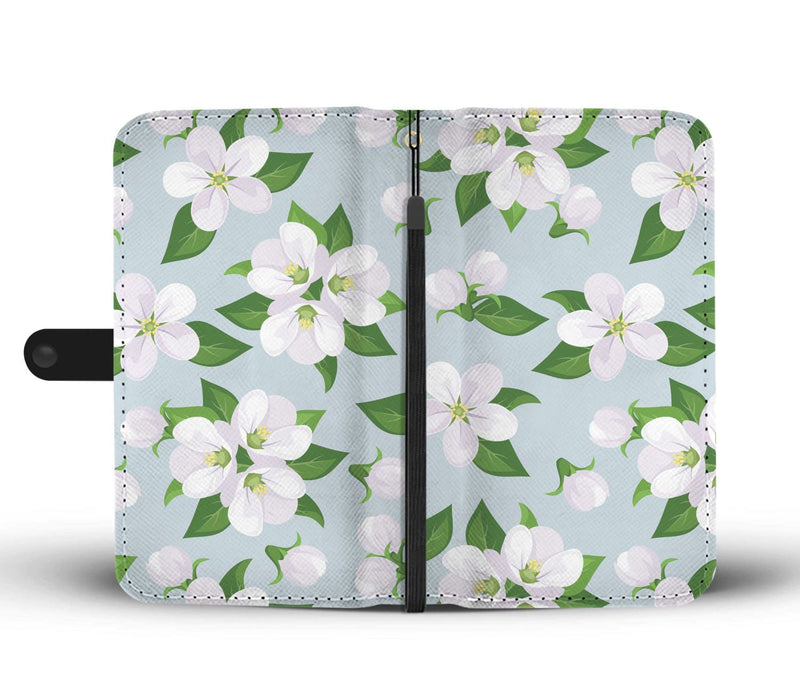 Apple Blossom Pattern Print Design AB04 Wallet Phone Case