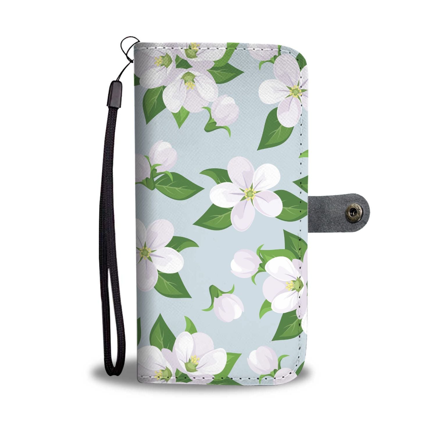 Apple Blossom Pattern Print Design AB04 Wallet Phone Case